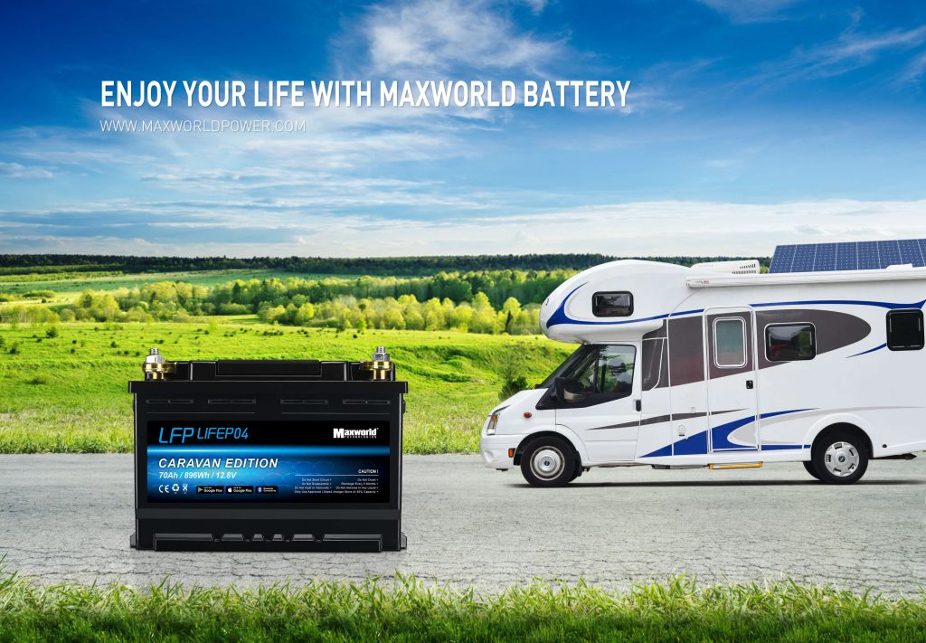 What is the duration of the deep cycle lithium batteries used in RVs?